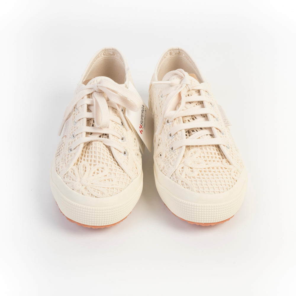 SUPERGA  - Sneakers - 2750 - Crochet Flower Beige