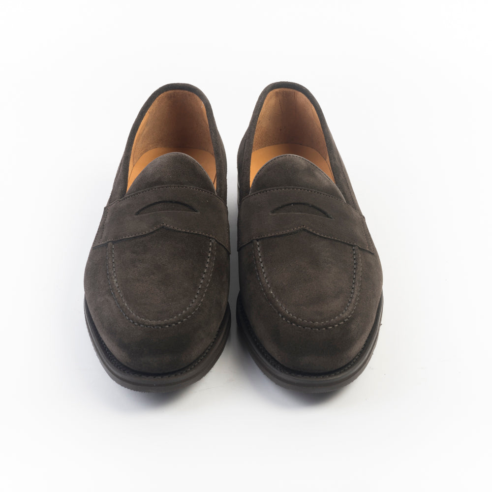 BERWICK 1707 - 9628  - Mocassino Dark Peat - Fondo Gomma - Marrone