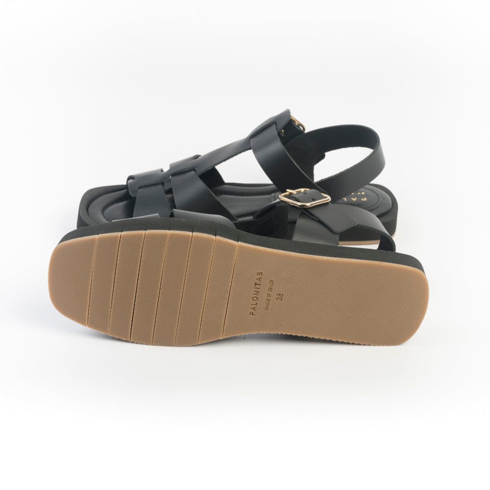 PALOMITAS - Sandalo - Daisy Nero Scarpe Donna PALOMITAS 