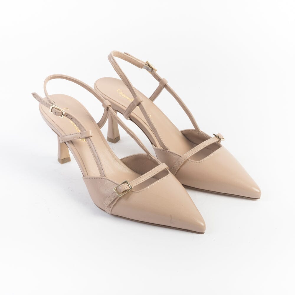 CappellettoShop - Sling Back - Ester 21 - Nudo Scarpe Donna CAPPELLETTO 1948 