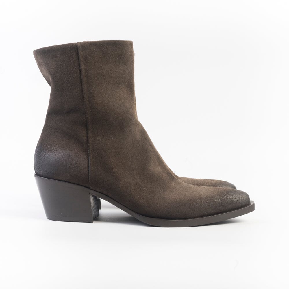 STRATEGIA - Stivaletto Texano - A5801 - Velour Gufo Scarpe Donna Strategia 
