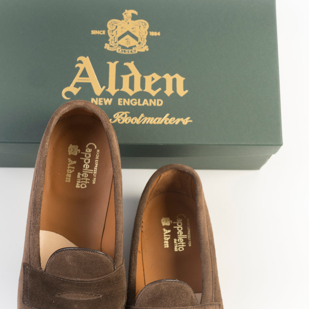 ALDEN - 6175F - Mocassino - Camoscio Hummus Foderato