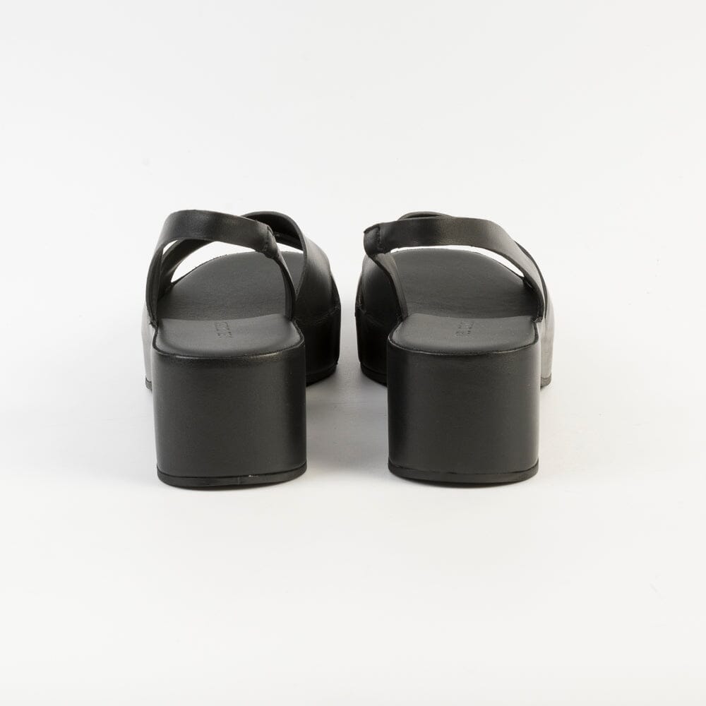 DEL CARLO - Sandali zeppa - 11730 -Piuma Nero Scarpe Donna DEL CARLO 