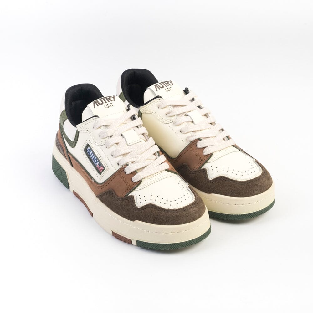 AUTRY - ROLW UN03 - Sneakers LOW WOM - Verde Marrone Ebony Scarpe Donna AUTRY - Collezione donna 