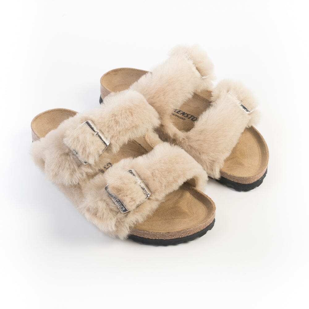 BIRKENSTOCK - Sandali bassi - 1030275- Arizona Shearling - Sandcastle Scarpe Donna BIRKENSTOCK 