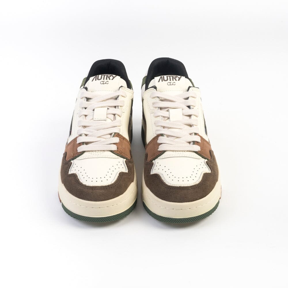 AUTRY - ROLW UN03 - Sneakers LOW WOM - Verde Marrone Ebony Scarpe Donna AUTRY - Collezione donna 