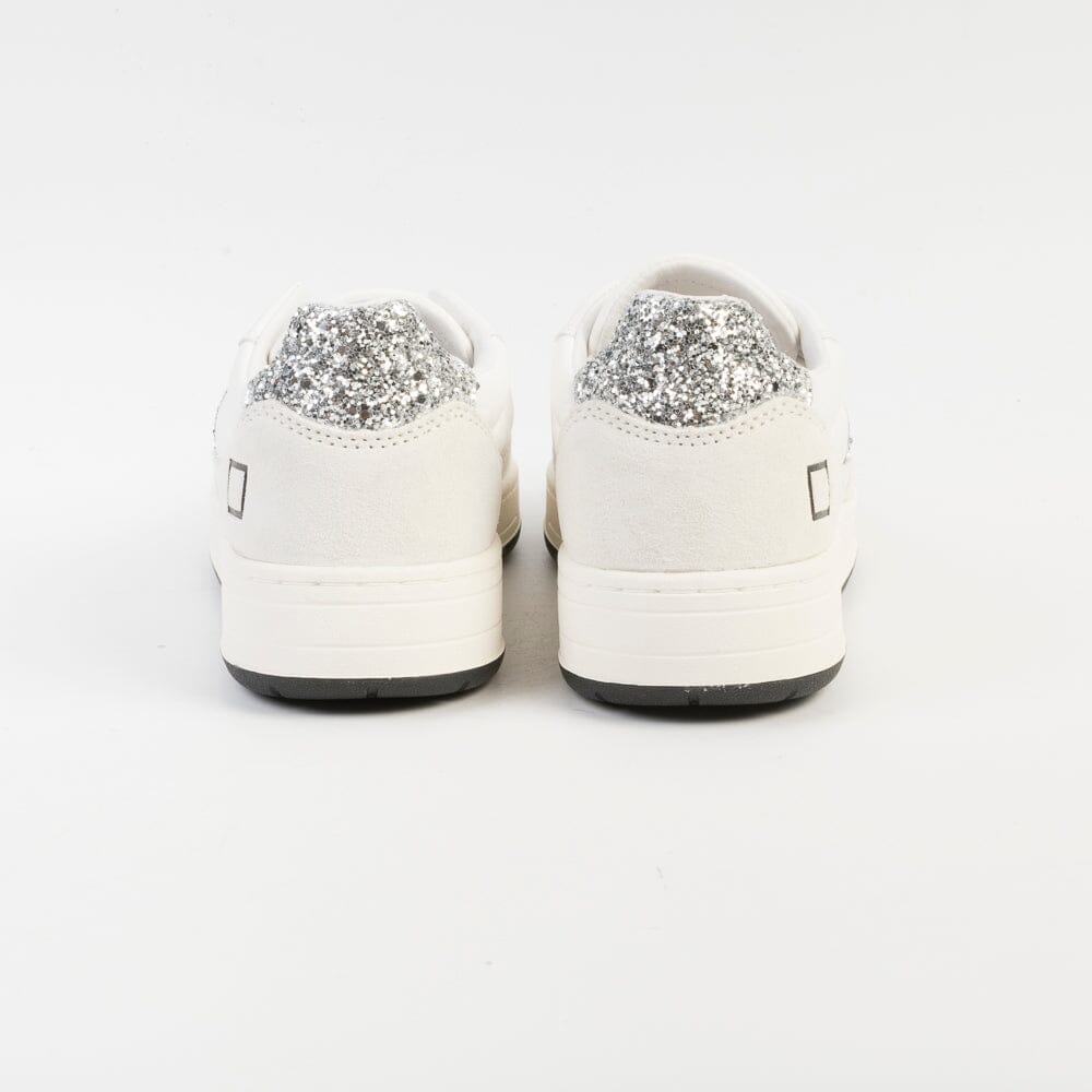 DATE - Sneakers - Court 2.0 - Nylon White Glitter Scarpe Donna DATE 
