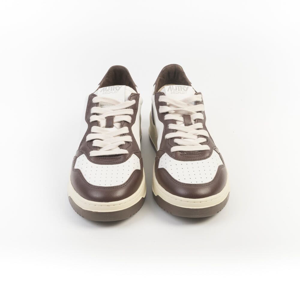 AUTRY Sneakers AULM WB46 - LOW MAN ALL LEAT - Bianco Chestnut Scarpe Uomo AUTRY - Collezione uomo 