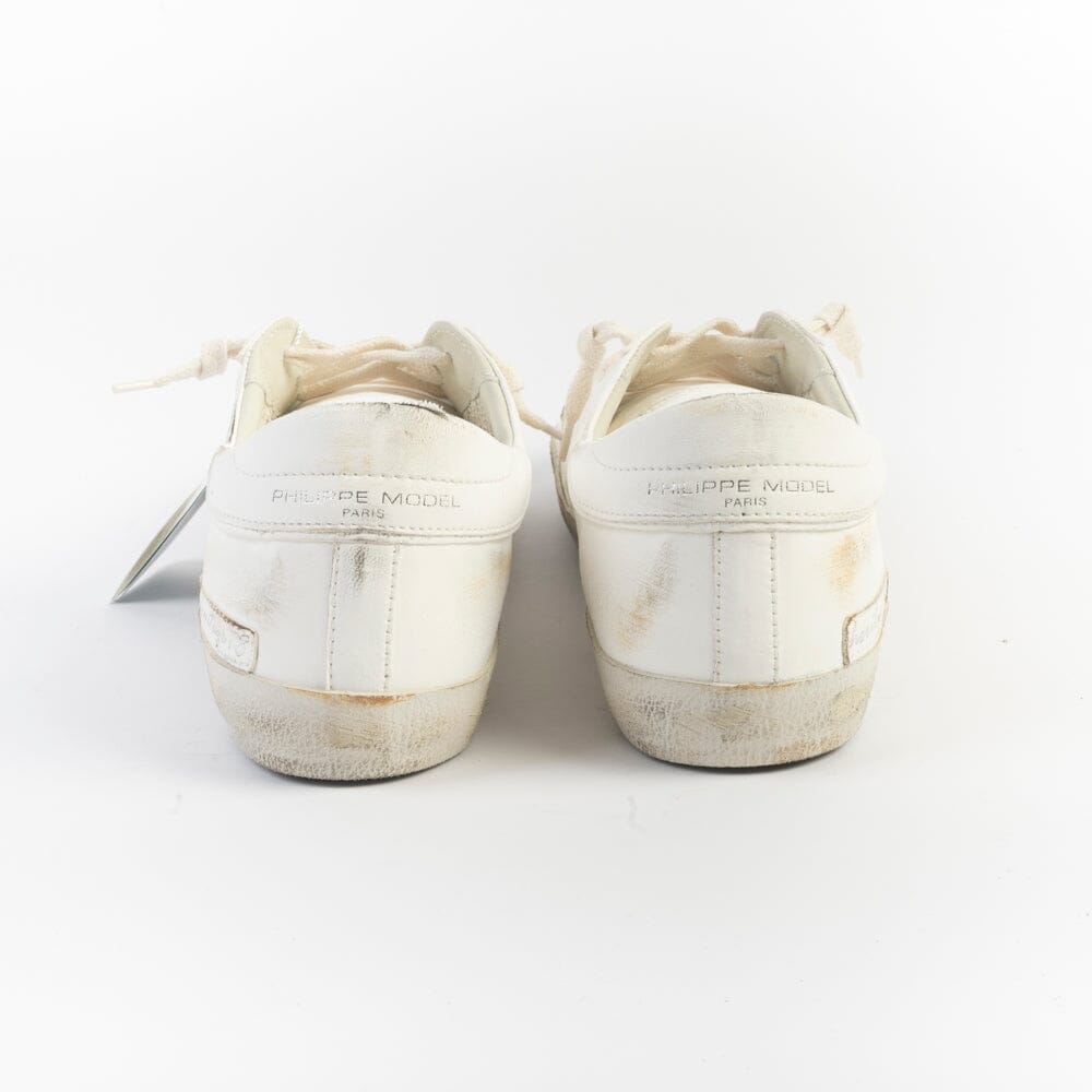 PHILIPPE MODEL - Sneakers PRLU HE01 - Vintage Bianco Scarpe Uomo Philippe Model Paris 