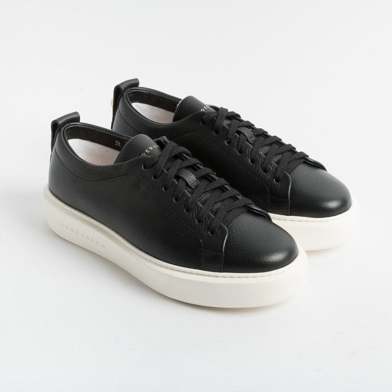HENDERSON - Sneakers - Vale - Black Leather Woman Shoes HENDERSON - Women's Collection