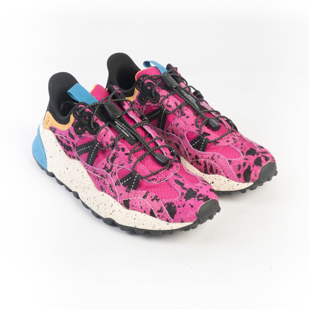 FLOWER MOUNTAIN - Sneakers Tiger Hill - 1L33 - Lampone Nero Scarpe Donna FLOWER MOUNTAIN 