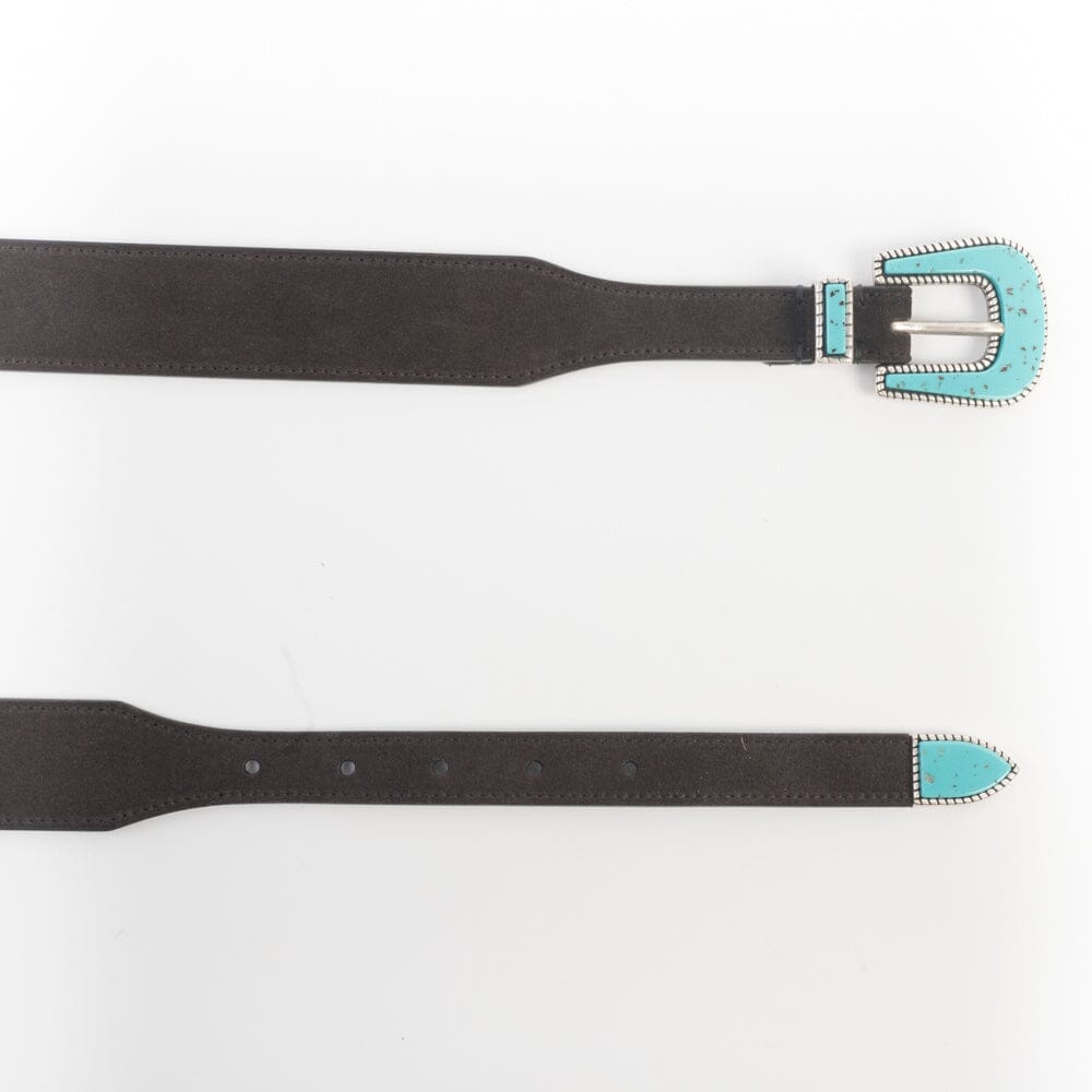 Cappellettoshop - Cintura - Tex Mex - Testa di Moro - Turchese Accessori Uomo Cappellettoshop 