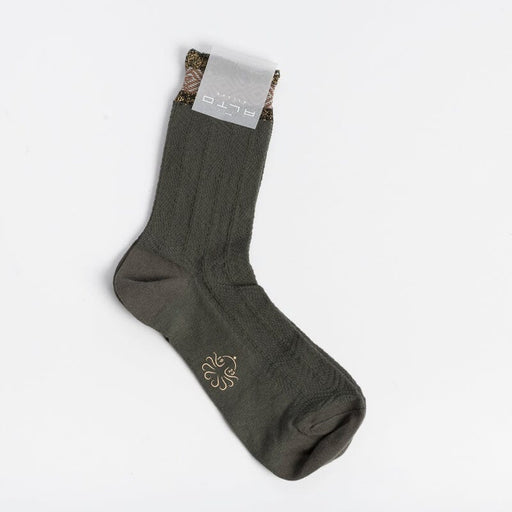 ALTO MILANO - 2080DC - Calzino - col. 190 Verde Bottiglia Accessori Donna ALTO MILANO - Collezione Donna 