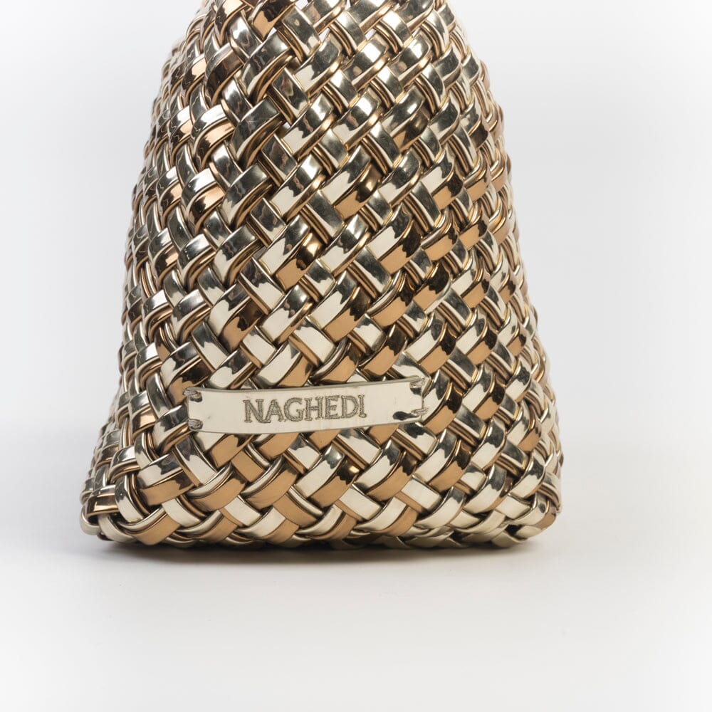 NAGHEDI - Borsa a mano - St barth Petit Metallic - Biarritz - Oro Borse NAGHEDI 