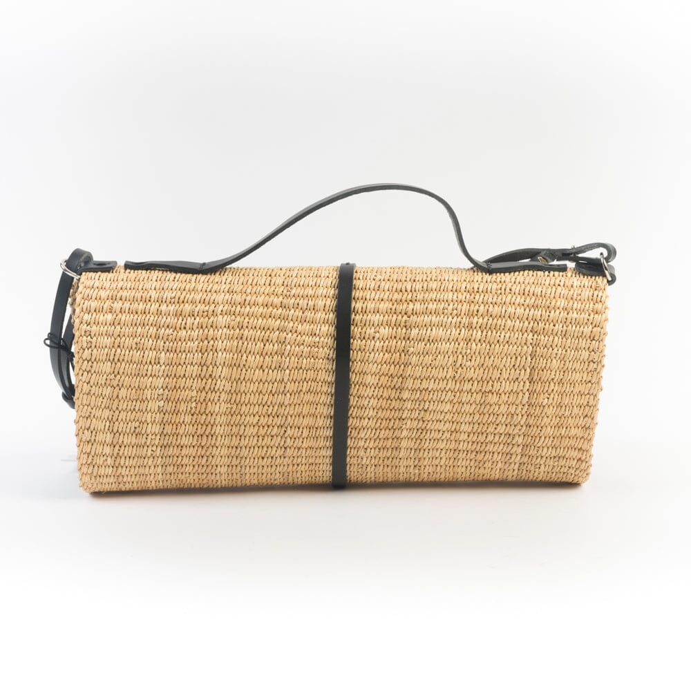 MUUÑ - Borsa - Maxi Clutch - Naturale Nero Borse MUUÑ 