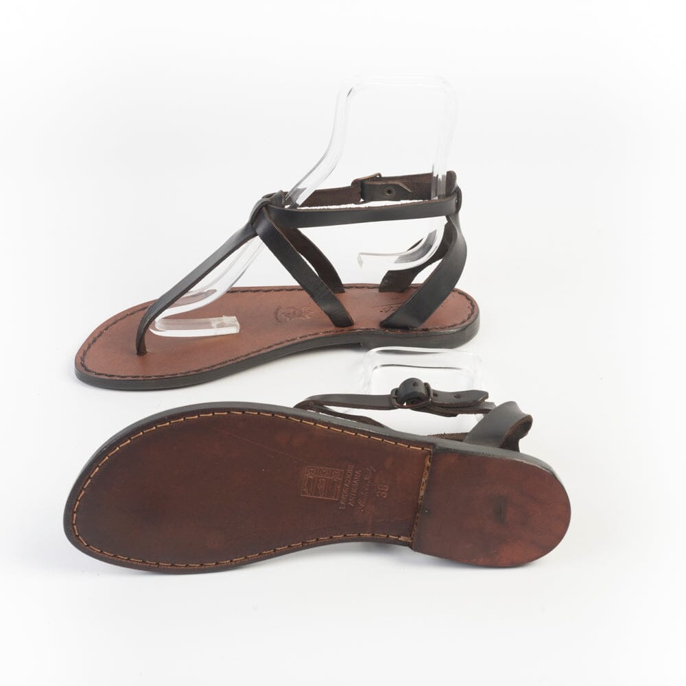 SACHET - Sandali infradito Elisa - 582 - Testa di Moro Tufato Scarpe Donna SACHET - Calzature 