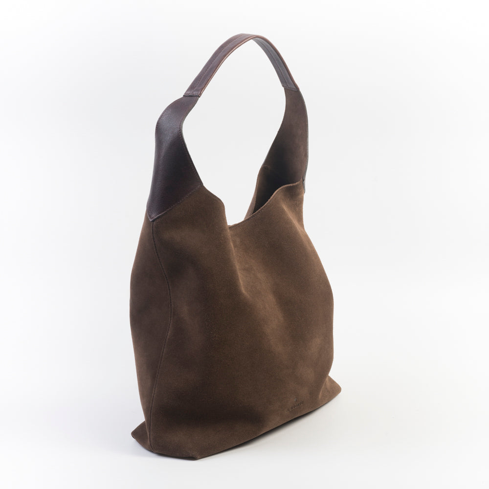 IL BISONTE - Borsa a Spalla - BSH23 - Camoscio Testa di Moro