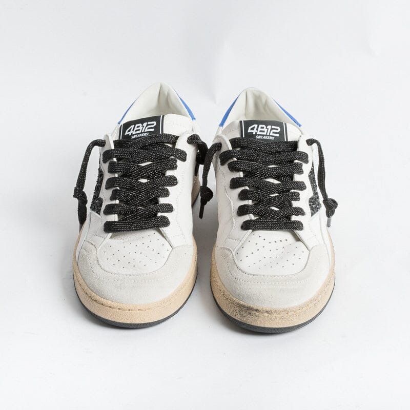 4B12 - Sneakers - Play D134 - Bianco Bluette Scarpe Donna 4B12 