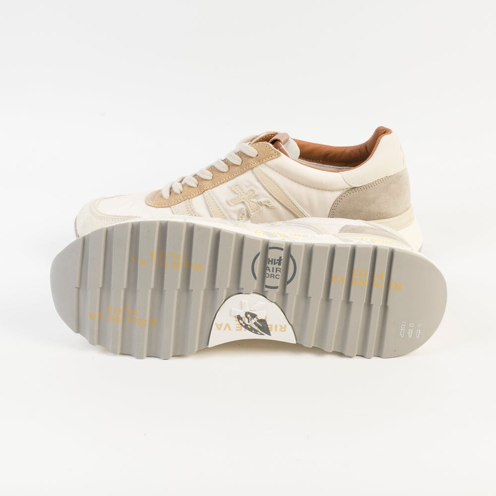 PREMIATA - Sneakers - LANDER 6633 - Bianco Beige Scarpe Uomo Premiata - Collezione Uomo 