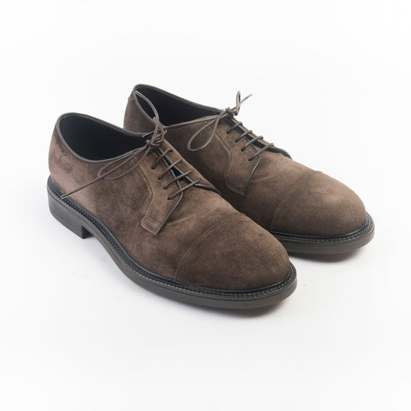 Alexander Hotto Derby In Soft Dark Brown Leather - NWT Alexander Hotto Textured Leather Derby Shoes | Brown | FARFETCH main image 4