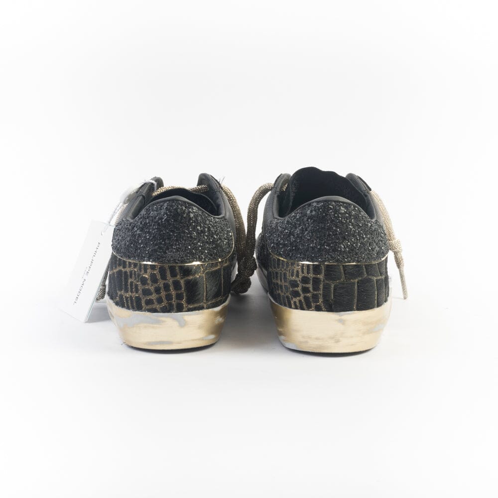 PHILIPPE MODEL - Sneakers - PRLD GMP1 - Glitter Nero Scarpe Donna Philippe Model Paris 