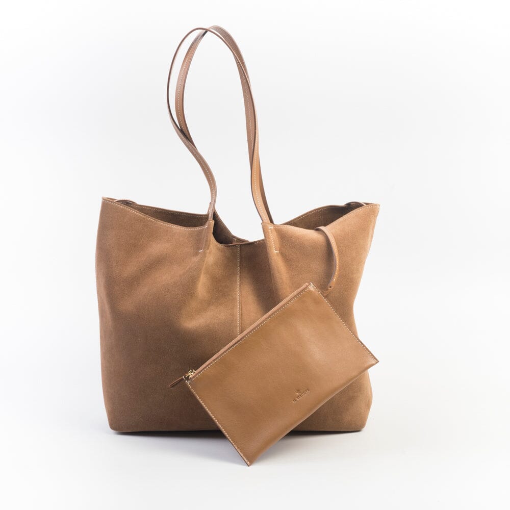 IL BISONTE - Borsa a Spalla - BTO162 - Camoscio Gianduia Borse Il Bisonte 