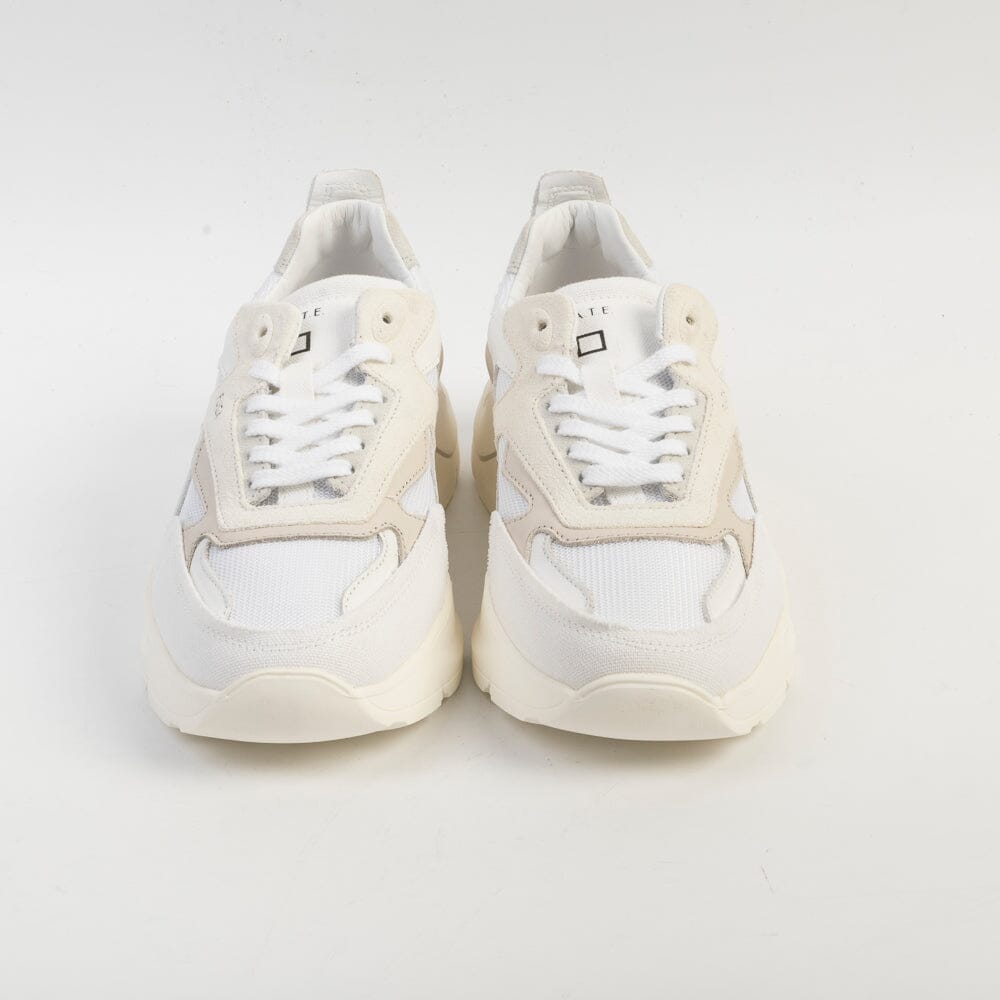 DATE - Sneakers - Fuga Method - Canvas White W401 Scarpe Donna DATE 