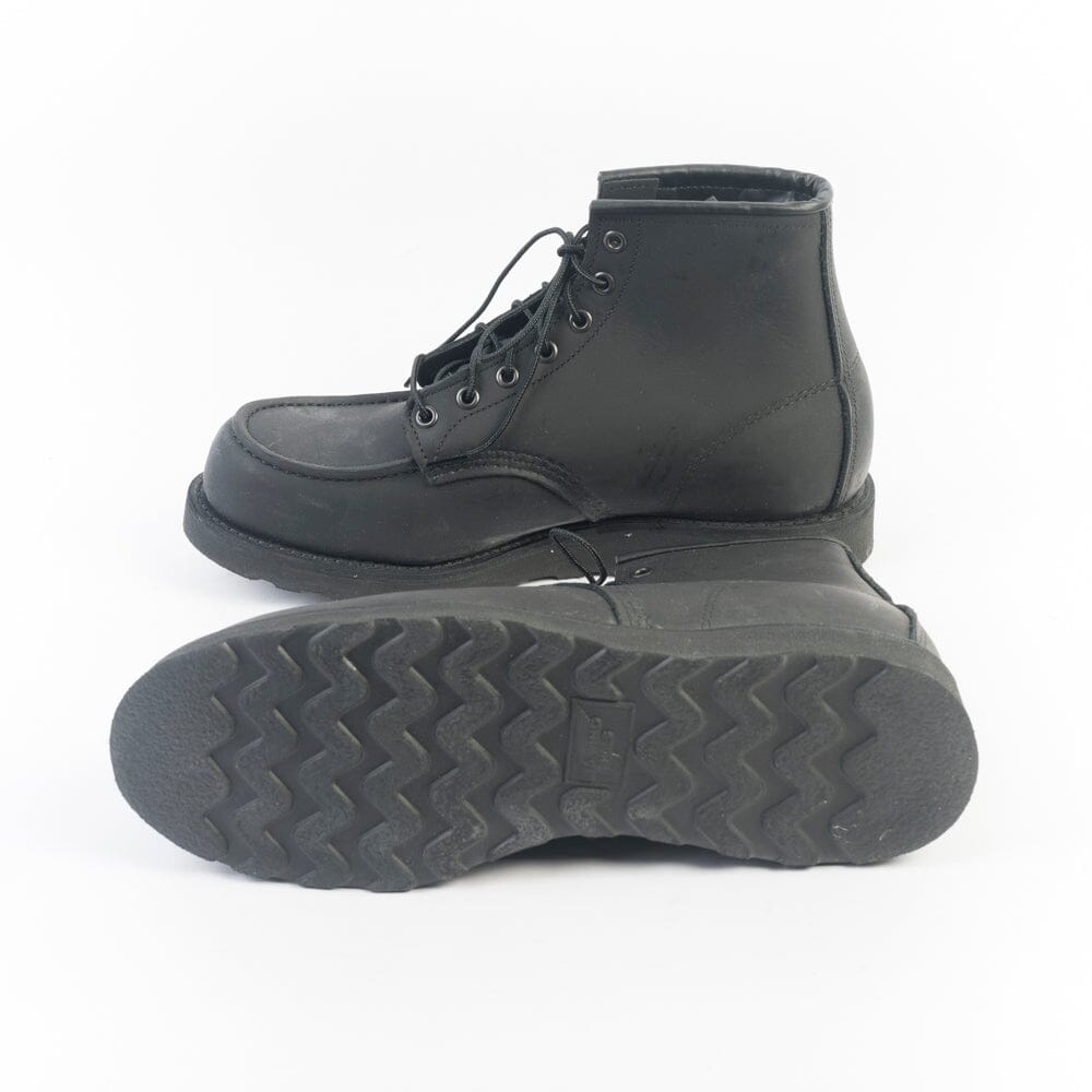 RED WING SHOES - Polacco Moc Toe 8074- Black harness Scarpe Uomo Red Wing Shoes 