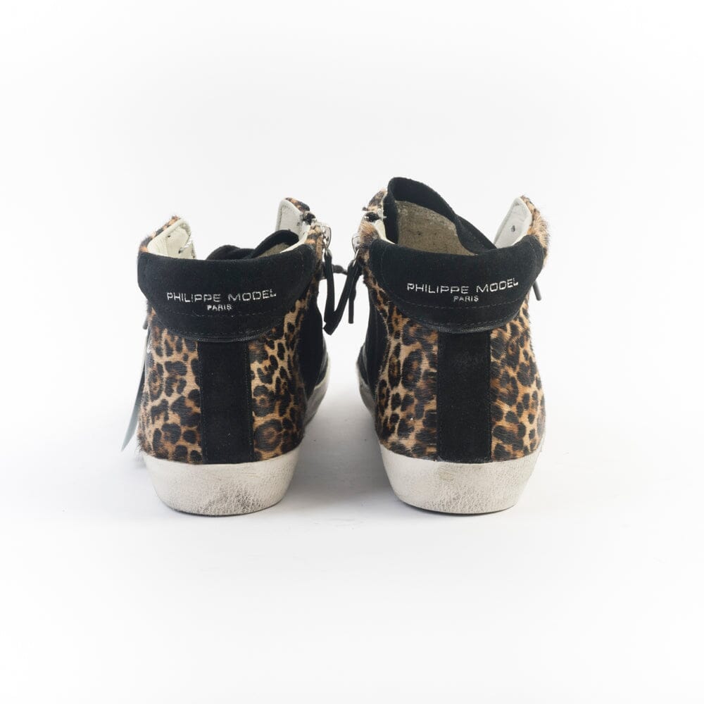 PHILIPPE MODEL - PRHD WA02 - Paris High - Nero Animalier Scarpe Donna Philippe Model Paris 