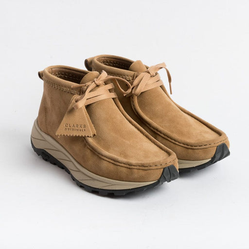 CLARKS - Wallabee Eden Boot - Dark Sand Suede Men's Shoes CLARKS - Men's Collection