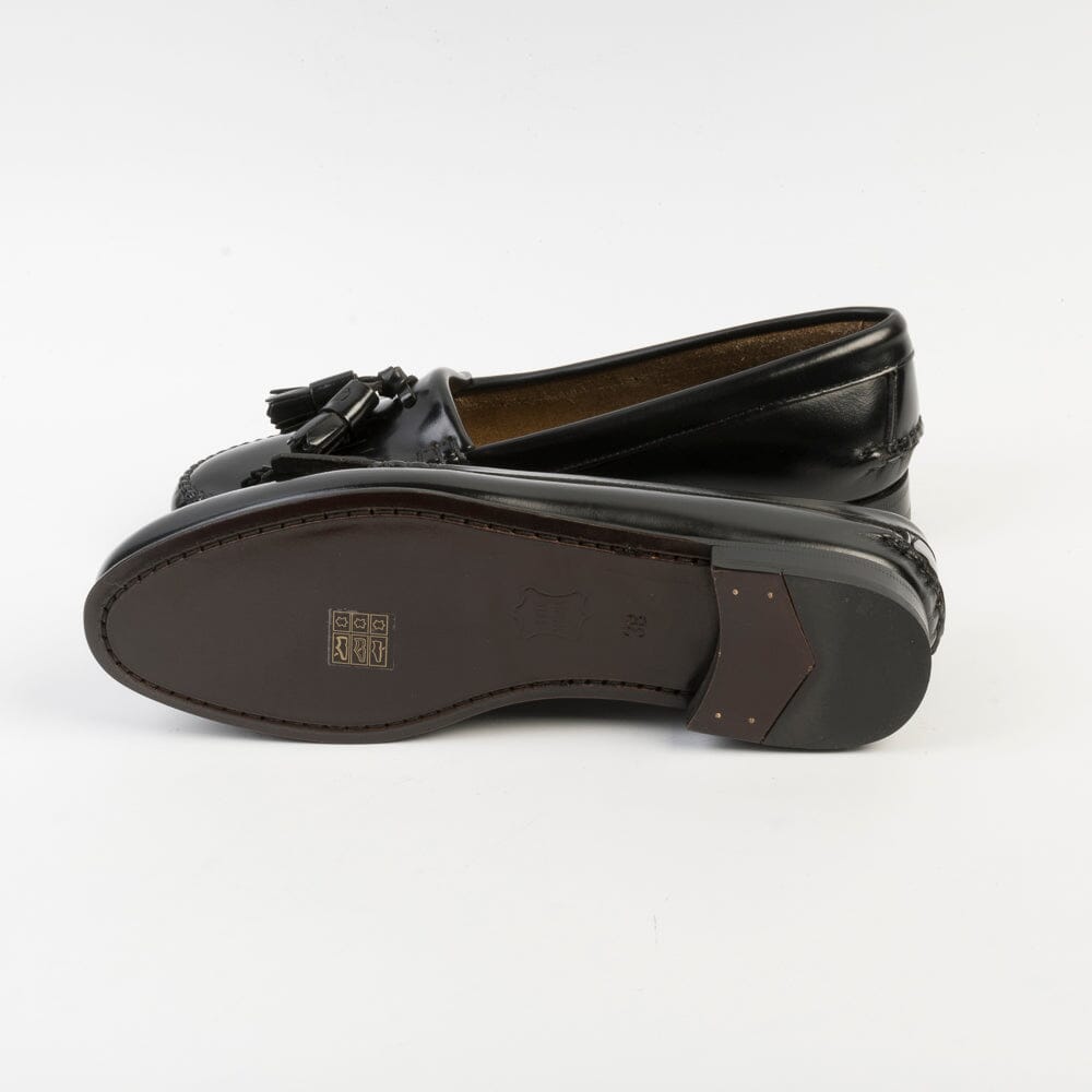 GIL'S - Mocassino con nappine 205021 - Pelle Nero Scarpe Donna GIL'S 