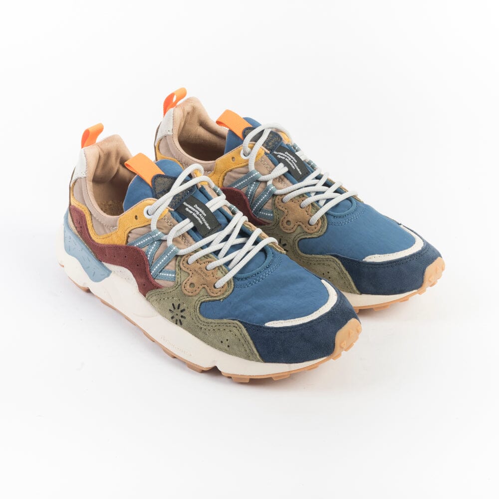 FLOWER MOUNTAIN - Sneakers Yamano 3 - 1C91 - Blu Scarpe Uomo FLOWER MOUNTAIN 