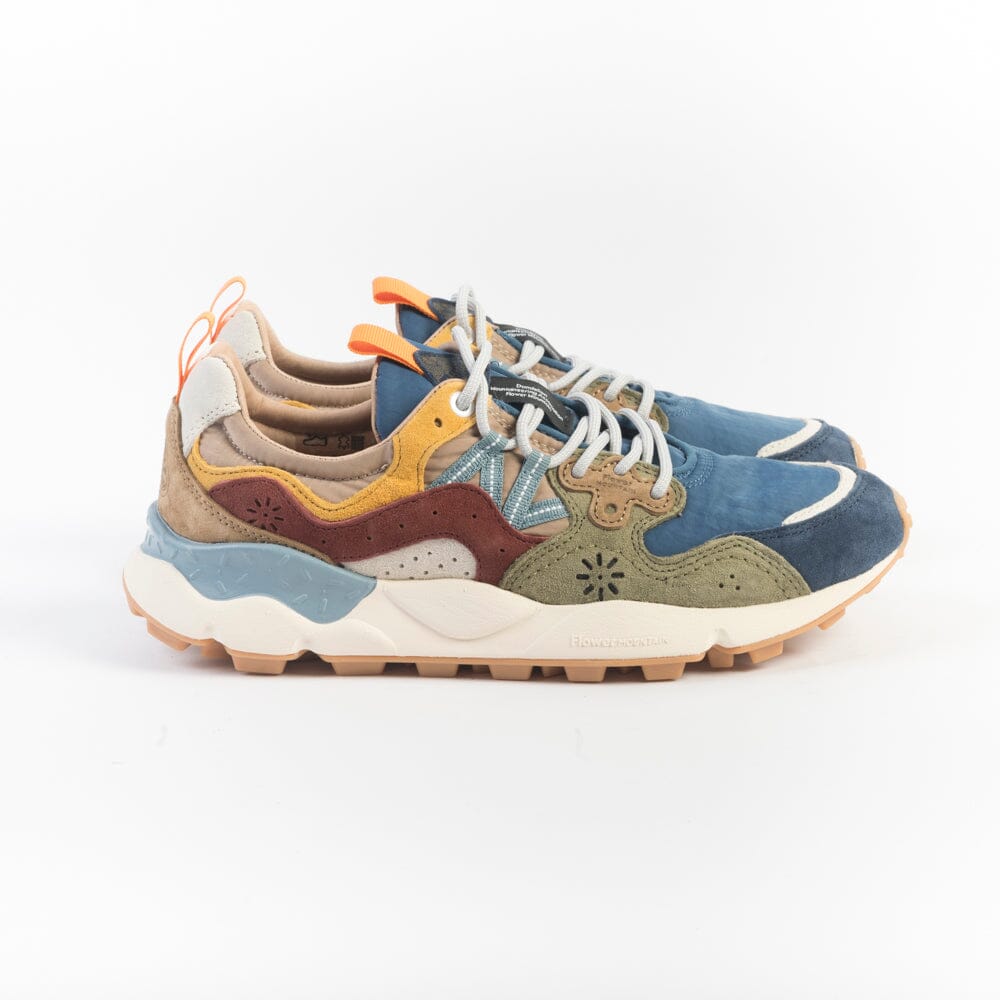 FLOWER MOUNTAIN - Sneakers Yamano 3 - 1C91 - Blu Scarpe Uomo FLOWER MOUNTAIN 