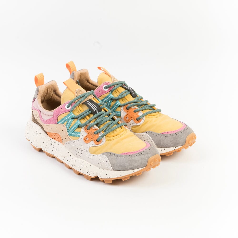FLOWER MOUNTAIN - Sneakers Yamano 3 2B40 - Grey Yellow Scarpe Donna FLOWER MOUNTAIN 