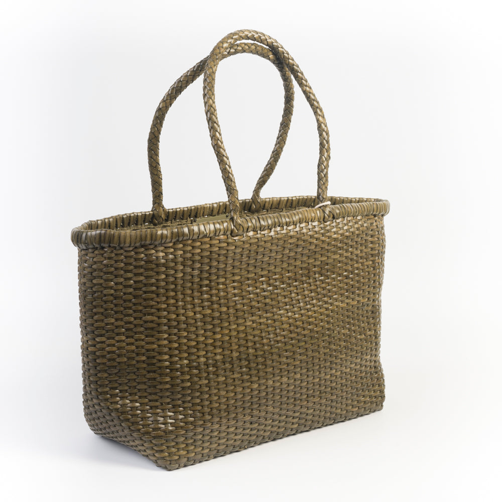DRAGON DIFFUSION - Woven Bag - B WEAVE BIG - 8805 - Khaki