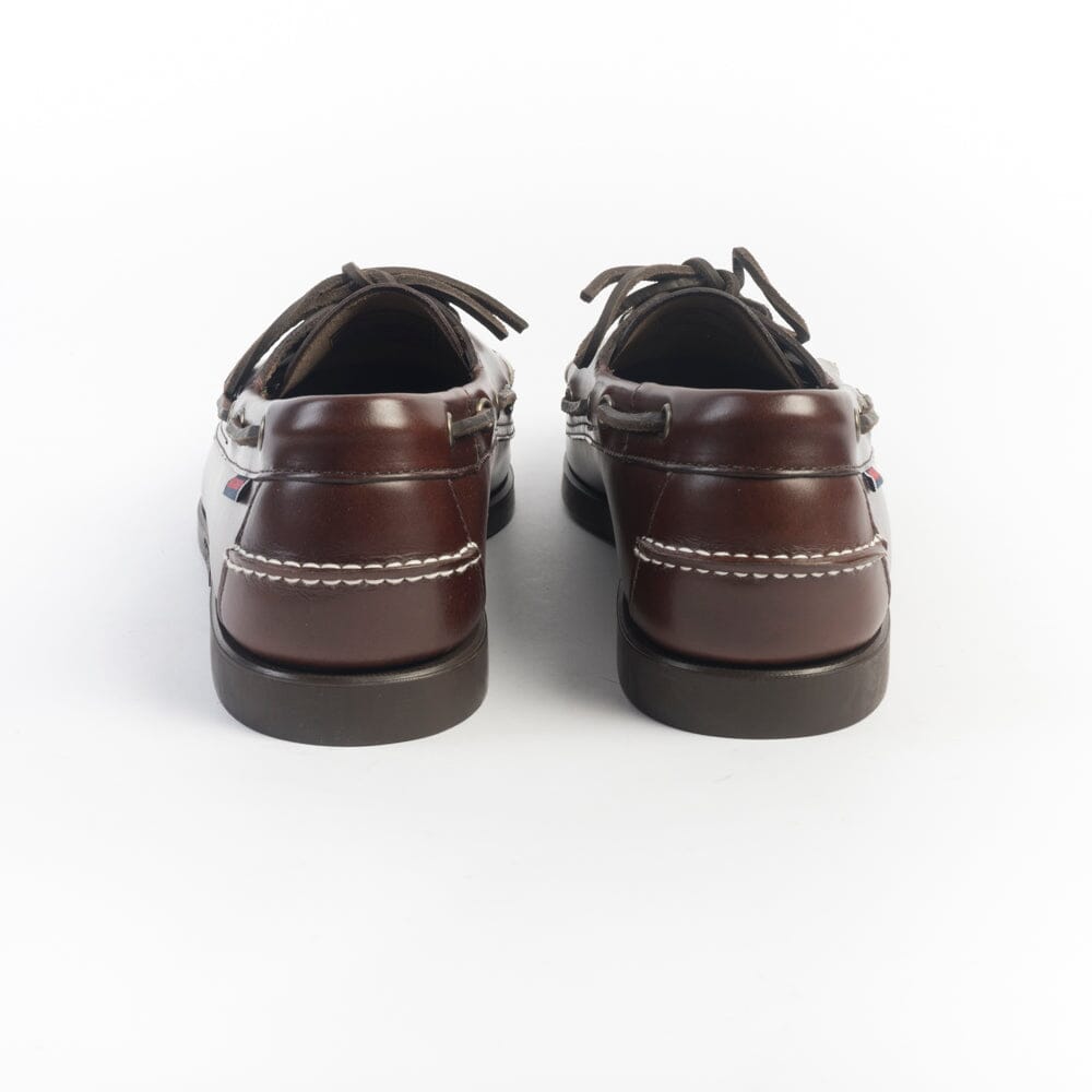 SEBAGO - Docksides Portland Waxed - Scarpa da Barca - 70000G0 - Dark Brown 930 Scarpe Uomo Sebago 