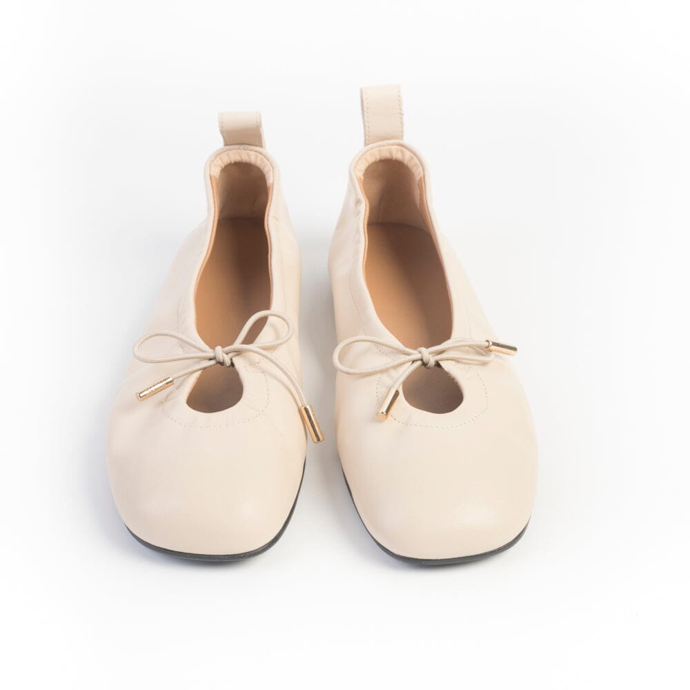 ALOHAS - Ballerina Rosalind - Pelle cream