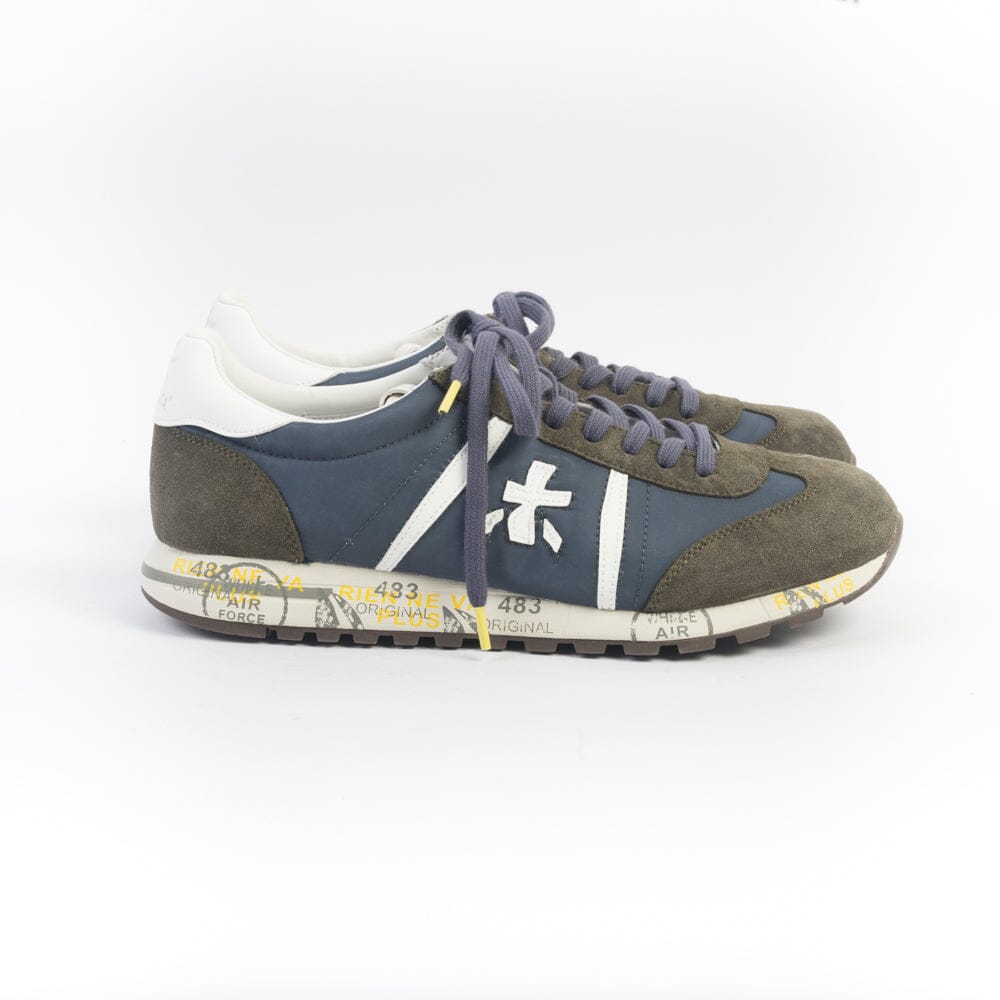 PREMIATA - Sneakers - LUCY 7252 - Blu Verde Scarpe Uomo Premiata - Collezione Uomo 