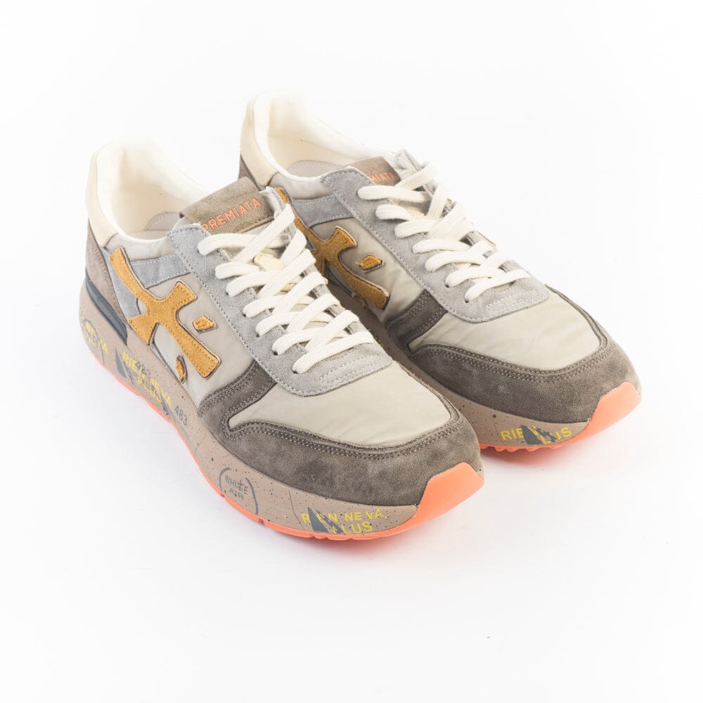 PREMIATA - Sneakers - 7866 - Mick - Beige Giallo Scarpe Uomo Premiata - Collezione Uomo 