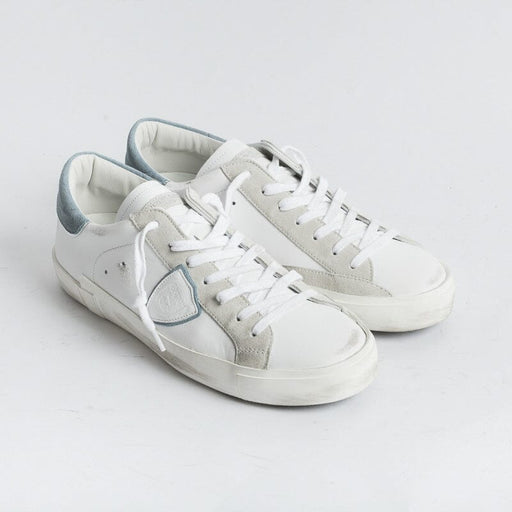 PHILIPPE MODEL - Sneakers PRLU VX32 - ParisX - White Denim Men's Shoes Philippe Model Paris
