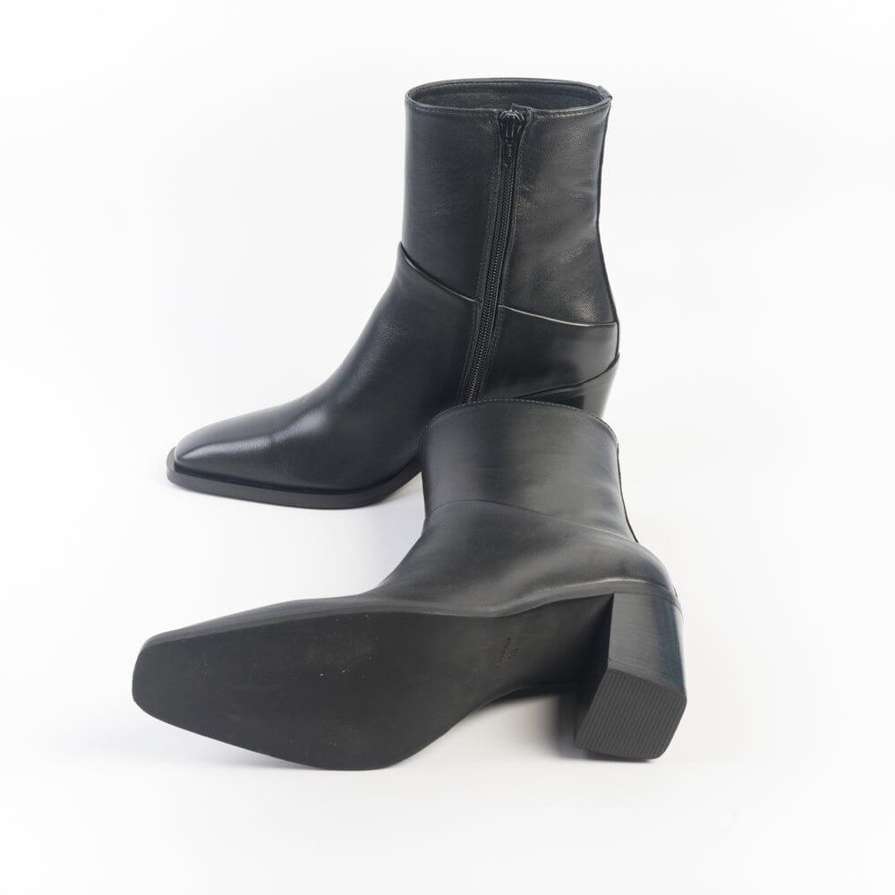 CAPPELLETTOSHOP ICON - Stivaletto Texano - Niva 1 - Nappa nero Scarpe Donna CAPPELLETTO 1948 