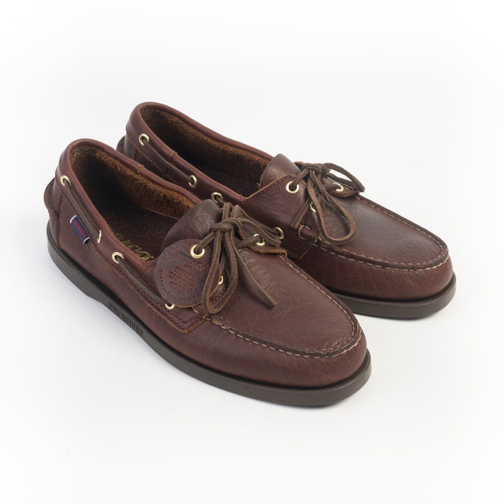 SEBAGO - Portland Artisan Seal - Scarpa da Barca - 781278W AH4 - Dark Brown Scarpe Uomo Sebago 