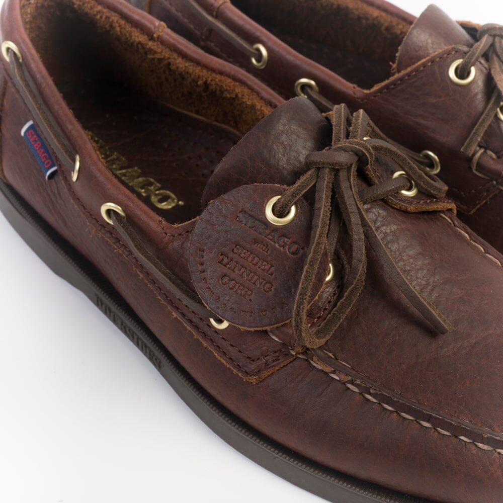 SEBAGO - Portland Artisan Seal - Scarpa da Barca - 781278W AH4 - Dark Brown Scarpe Uomo Sebago 