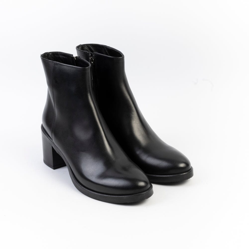 CAPPELLETTOSHOP - Stivaletto 2541 - Natur Nero Scarpe Donna CAPPELLETTO 1948 