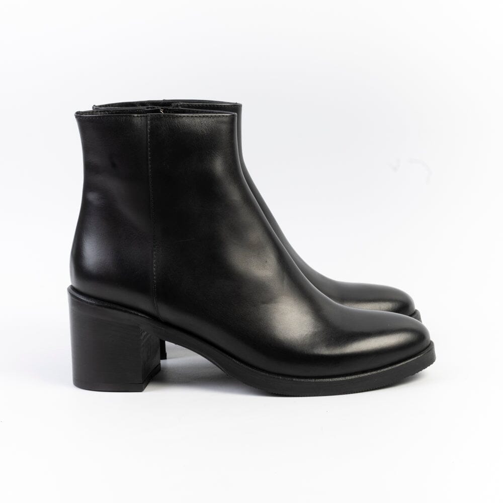 CAPPELLETTOSHOP - Stivaletto 2541 - Natur Nero Scarpe Donna CAPPELLETTO 1948 