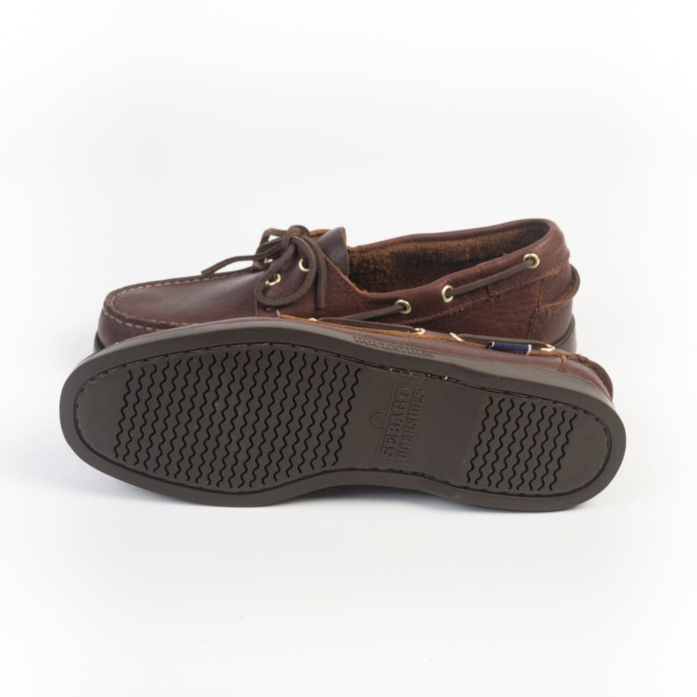 SEBAGO - Portland Artisan Seal - Scarpa da Barca - 781278W AH4 - Dark Brown Scarpe Uomo Sebago 