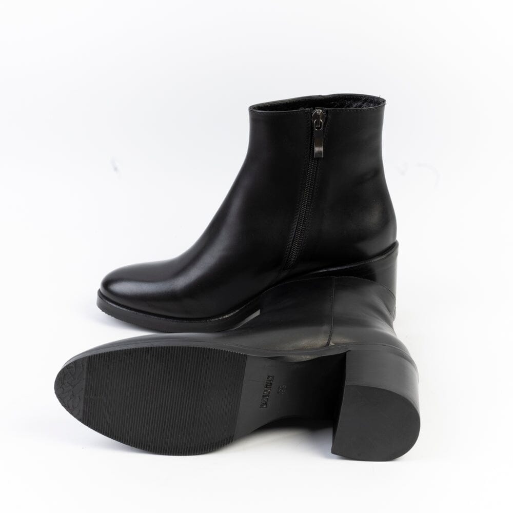 CAPPELLETTOSHOP - Stivaletto 2541 - Natur Nero Scarpe Donna CAPPELLETTO 1948 