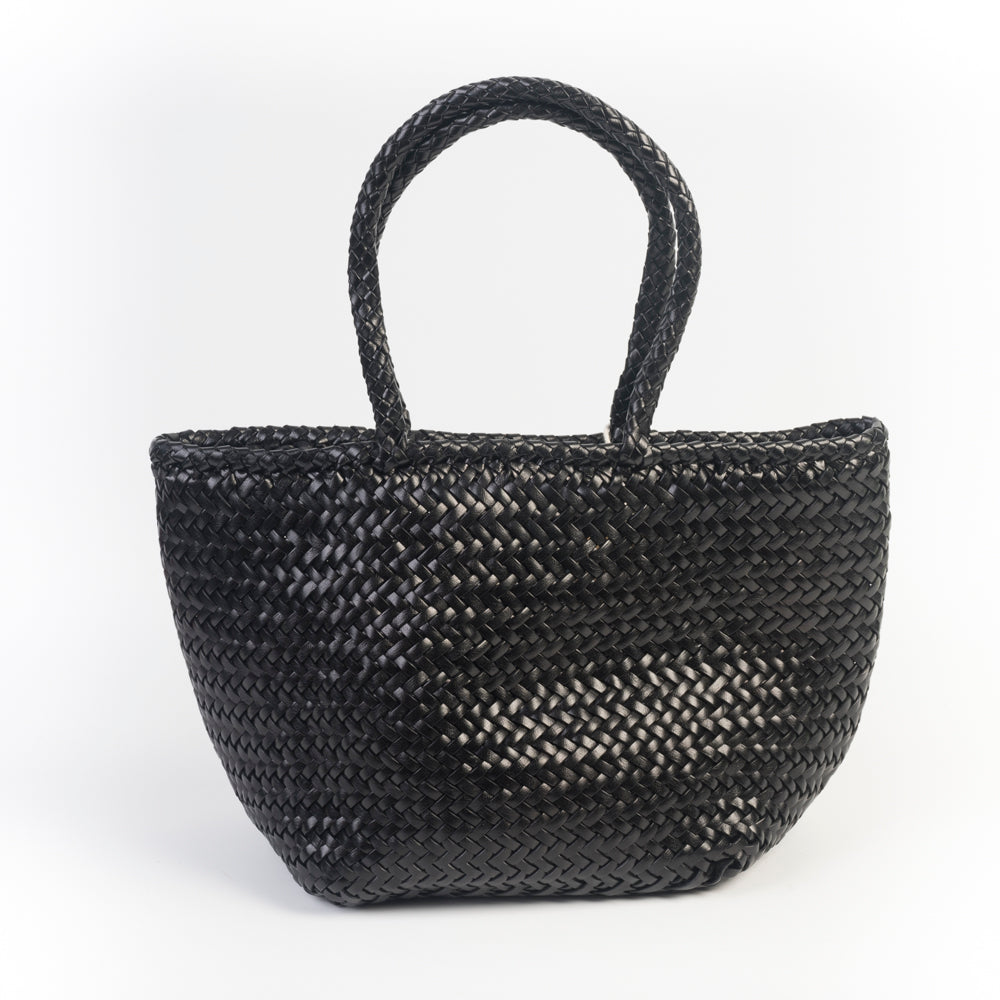 DRAGON DIFFUSION - Borsa intrecciata - GRACE - 8813 - Nera