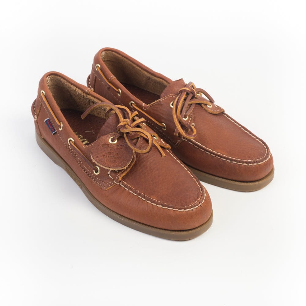 SEBAGO - Docksides Portland Artisan Seal - Scarpa da Barca - 781277W AH3 - Light saddle gum Scarpe Uomo Sebago 