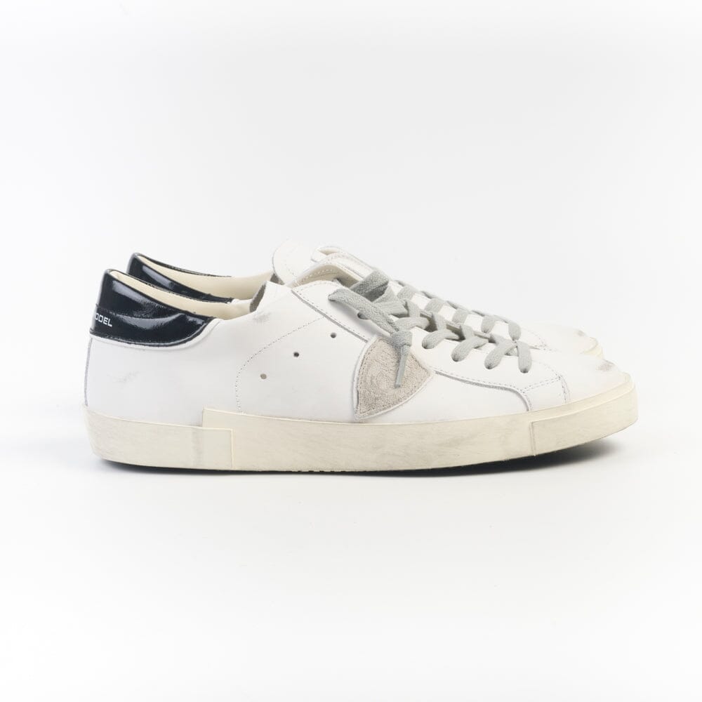 PHILIPPE MODEL - Sneakers - PRLU V030 - Bianco Nero Scarpe Uomo Philippe Model Paris 